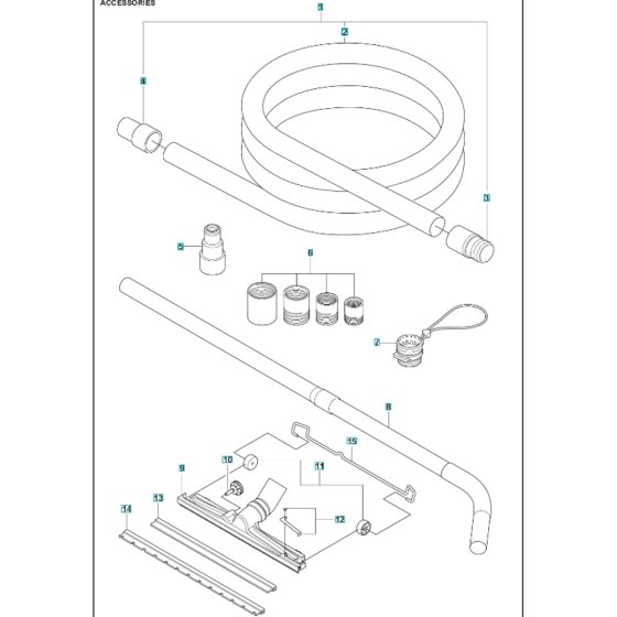 Husqvarna DE110SH Accessories
