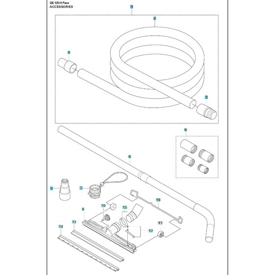Husqvarna DE120H-PACE Accessories