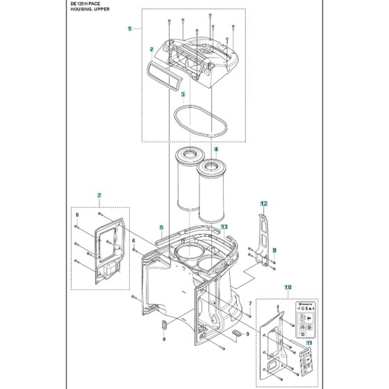 Housing Assembly for DE120H-PACE