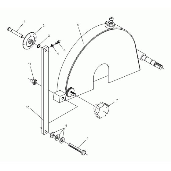 Blade Guard for Wacker DFS90
