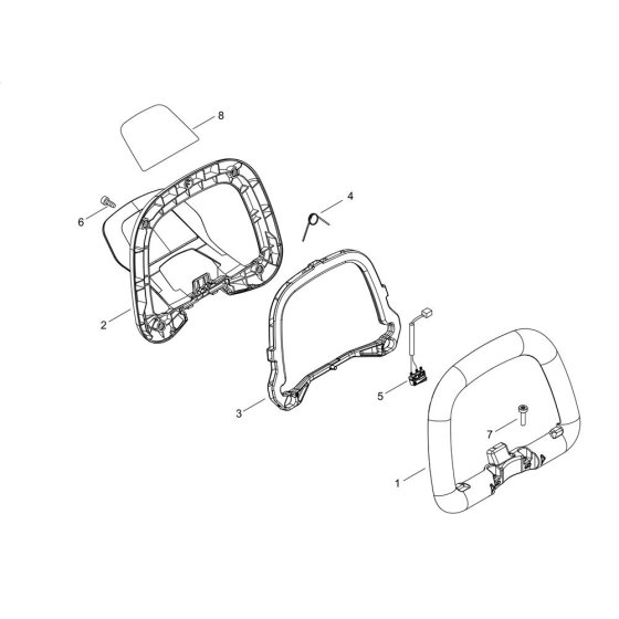 Handle for ECHO DHC-200