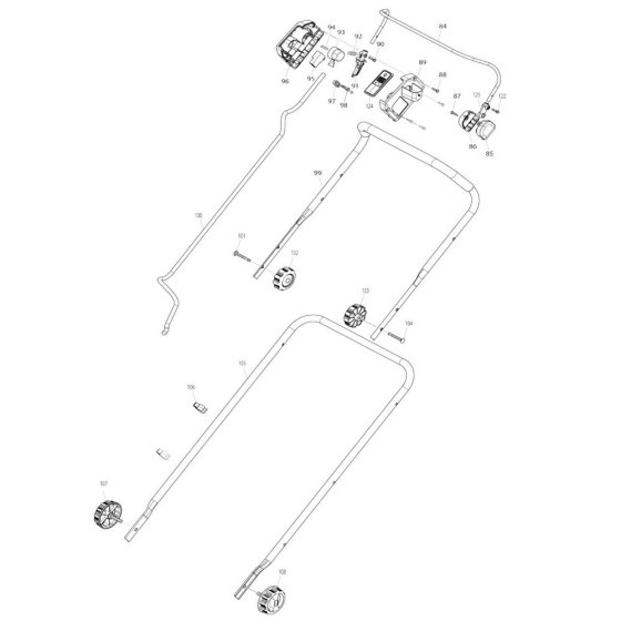 Handle Assembly for Makita DLM431