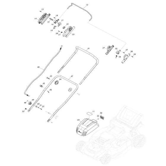 Handle Assembly for Makita DLM480