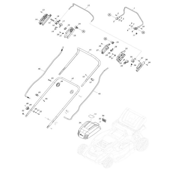 Handle Assembly for Makita DLM539