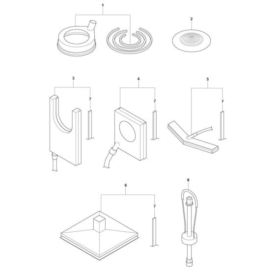 Husqvarna DM 200 Accessories