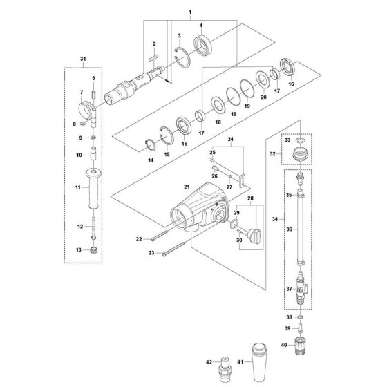 Gearbox Assembly for DM 200