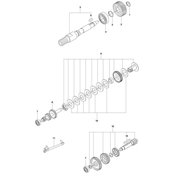 Gearbox Assembly for DM 340