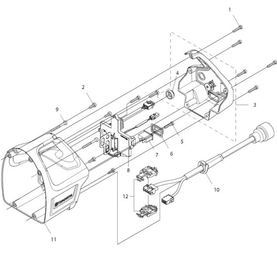 Rear Handle Assembly for DM 700