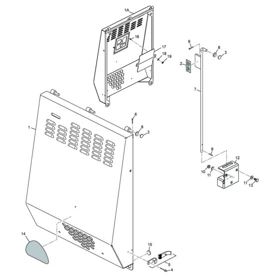 Door Assembly for XT Mixer