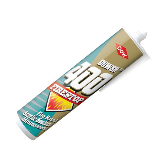 380ml Firestop 400 Acrylic Sealant White Intumescent for Internal Use