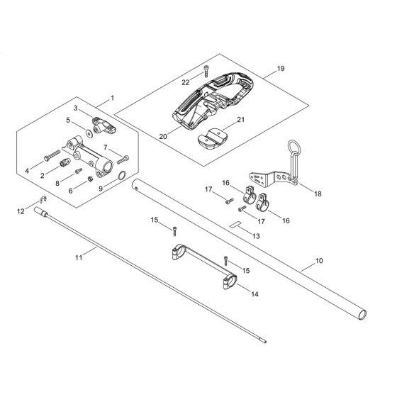 Main Pipe Handle for ECHO