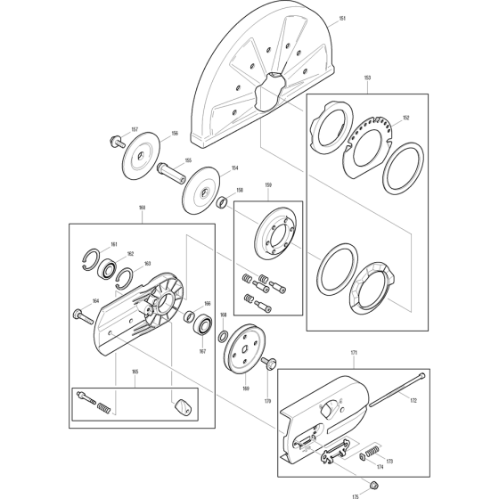 Disc Guard & Sprocket Assembly