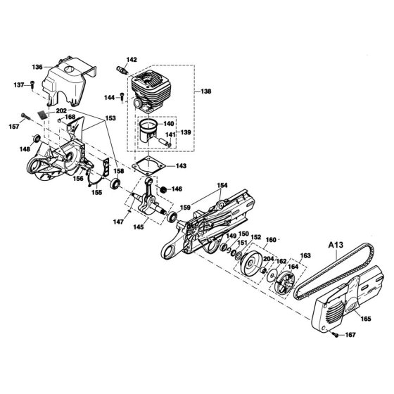 Makita DPC6411 Assembly