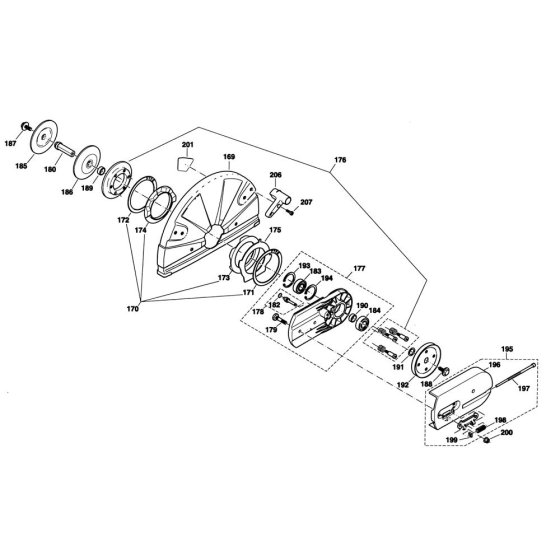 Protection Hood for Makita DPC6411