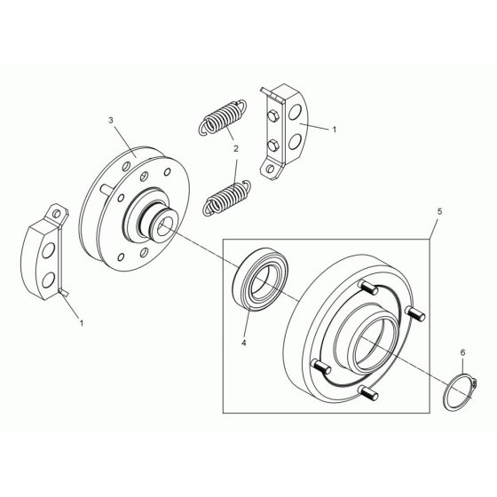 Clutch Assembly for Wacker DPS1850H