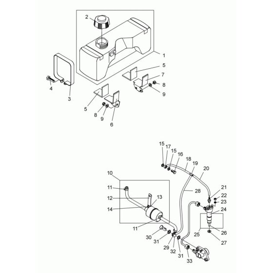 Fuel Tank Assembly for DPS2040