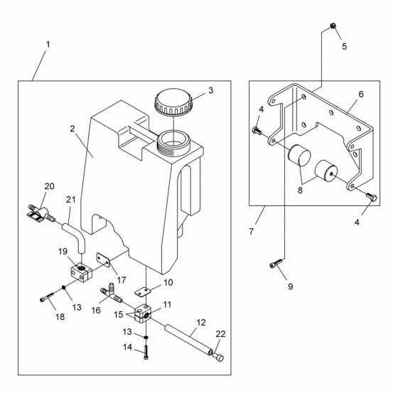Sprinkler Assembly for DPS2040