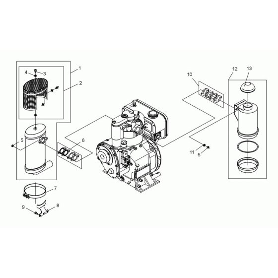 Muffler Assembly for DPS3050
