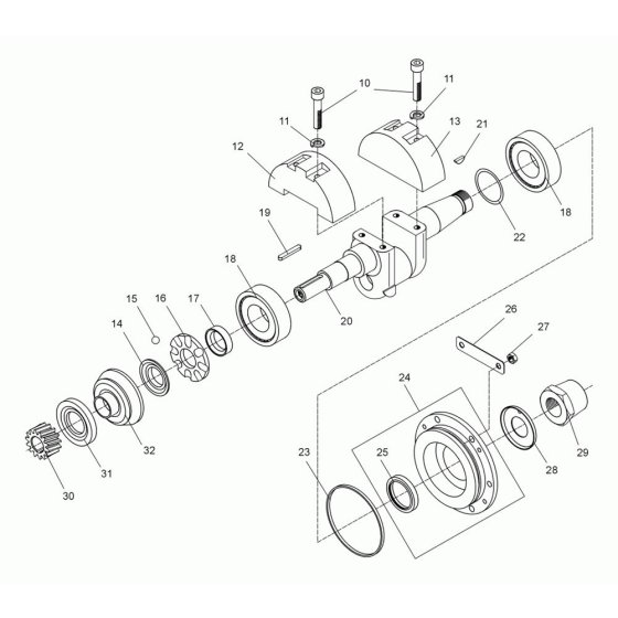 Crankshaft Assembly for DPS3050