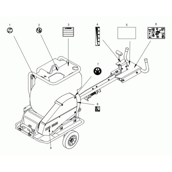 Decals for Wacker DPS3060