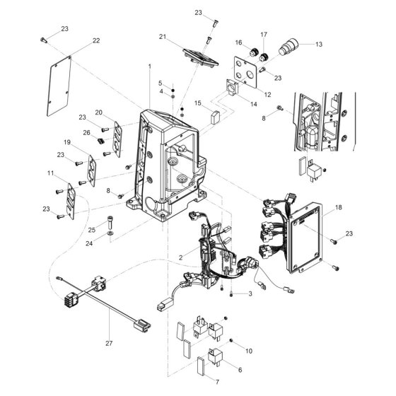 Electric Box Assembly for DPU110