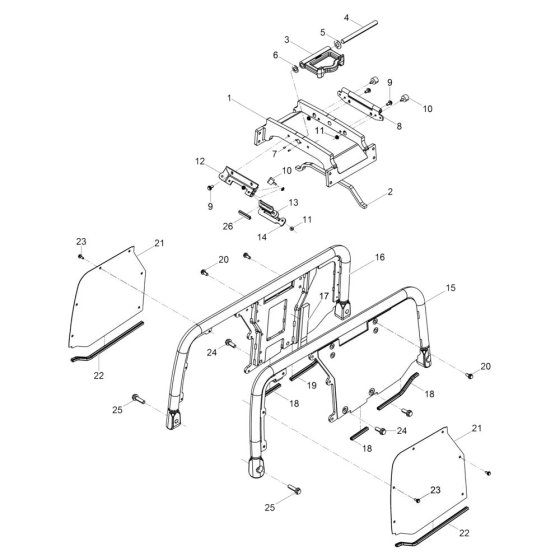 Frame Assembly for Wacker DPU110