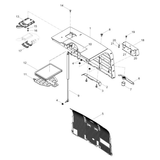 Rear Bonnet Assembly