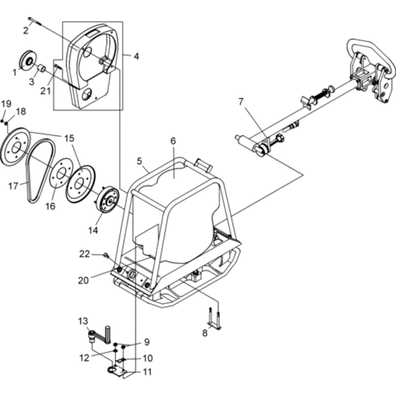 Vibratory Plate Assembly