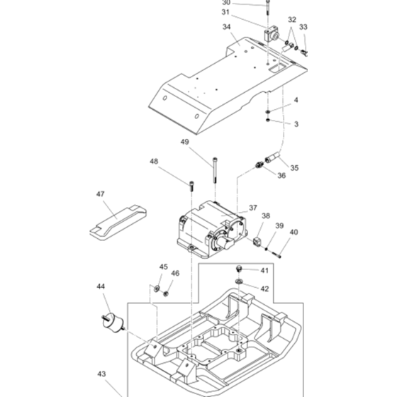 Vibratory Plate 2 Assembly