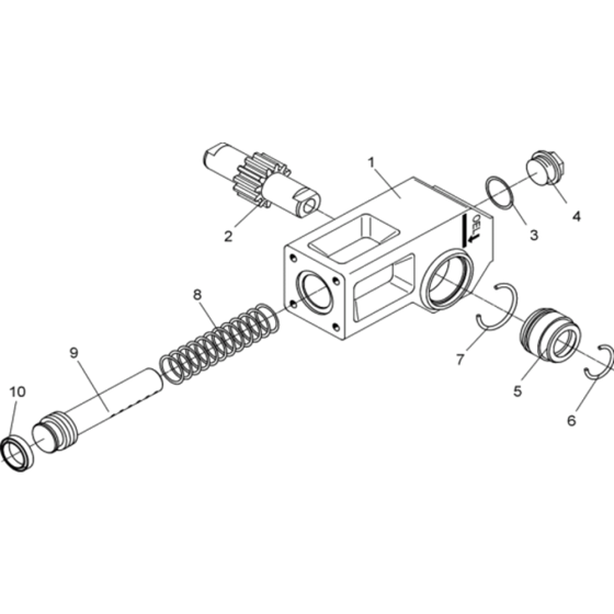 Center Pole Head Assembly