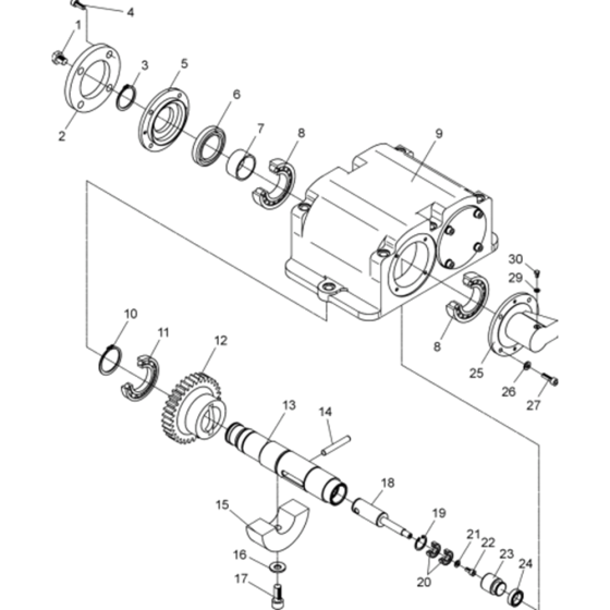 Exciter 1 Assembly for Wacker