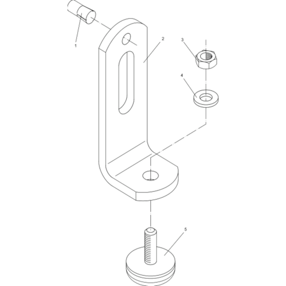 Angle Assembly for Wacker DPU2970