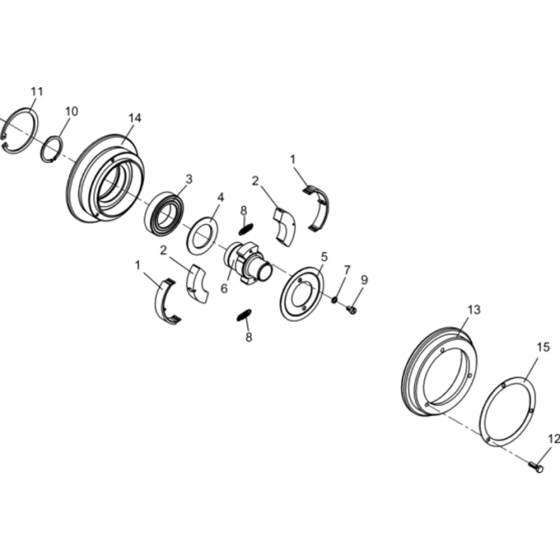 Centrifugal Clutch for Wacker