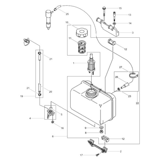 Fuel Tank Assembly for DPU40