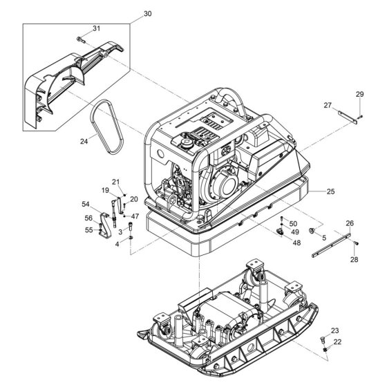 Belt, Guard Assembly for DPU40