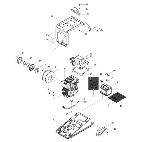 Upper Mass Assembly for DPU40