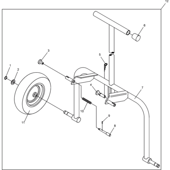 Trolley Assembly for Wacker