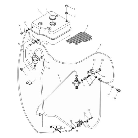 Fuel Tank Assembly for DPU7060