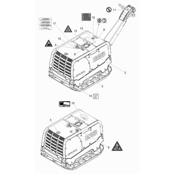 Decals for Wacker DPU80