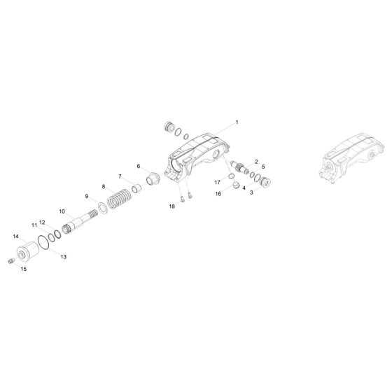 Center Pole Head Assembly