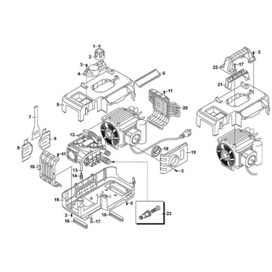 DeWalt DXPW002CE Assembly