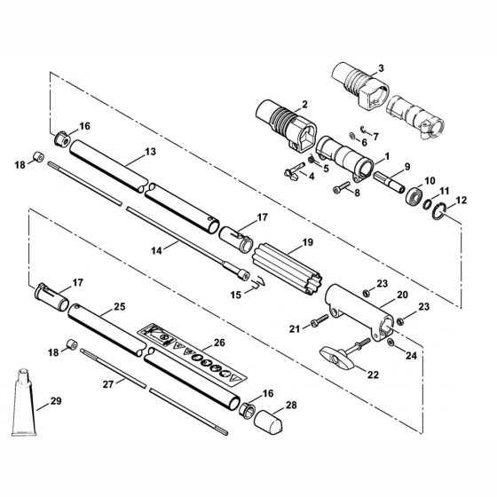 Drive Tube Assembly for FR85T