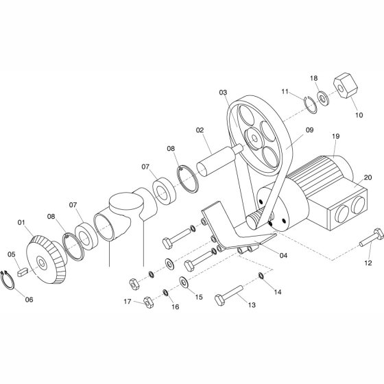 Drive Kit for Altrad Belle Mixers
