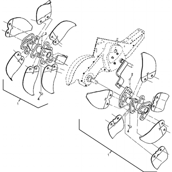 Tine Assembly for Husqvarna