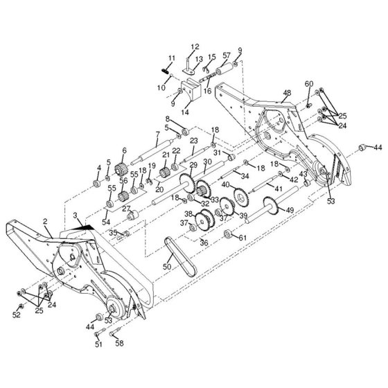 Transmission Assembly for DRT 900