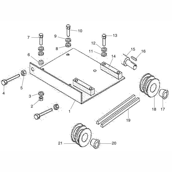 Drive Assembly for Bench Saw
