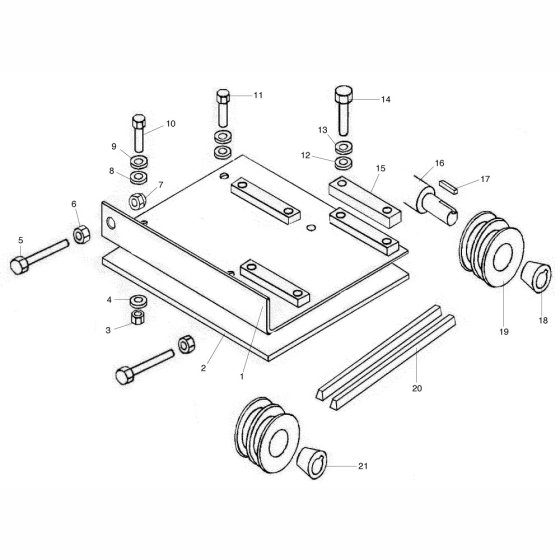Drive Assembly for Bench Saw