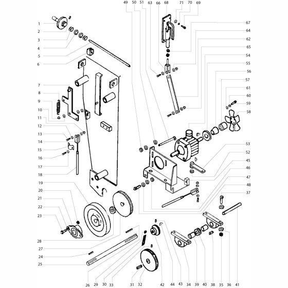 Drive Assembly for Floor Saw