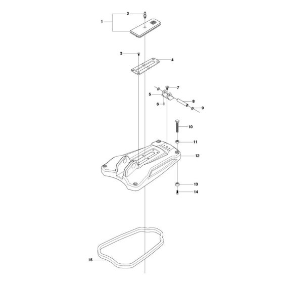 Base Plate for Husqvarna DS 250