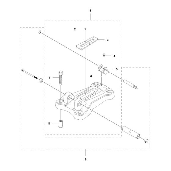 Base Plate for Husqvarna DS 450